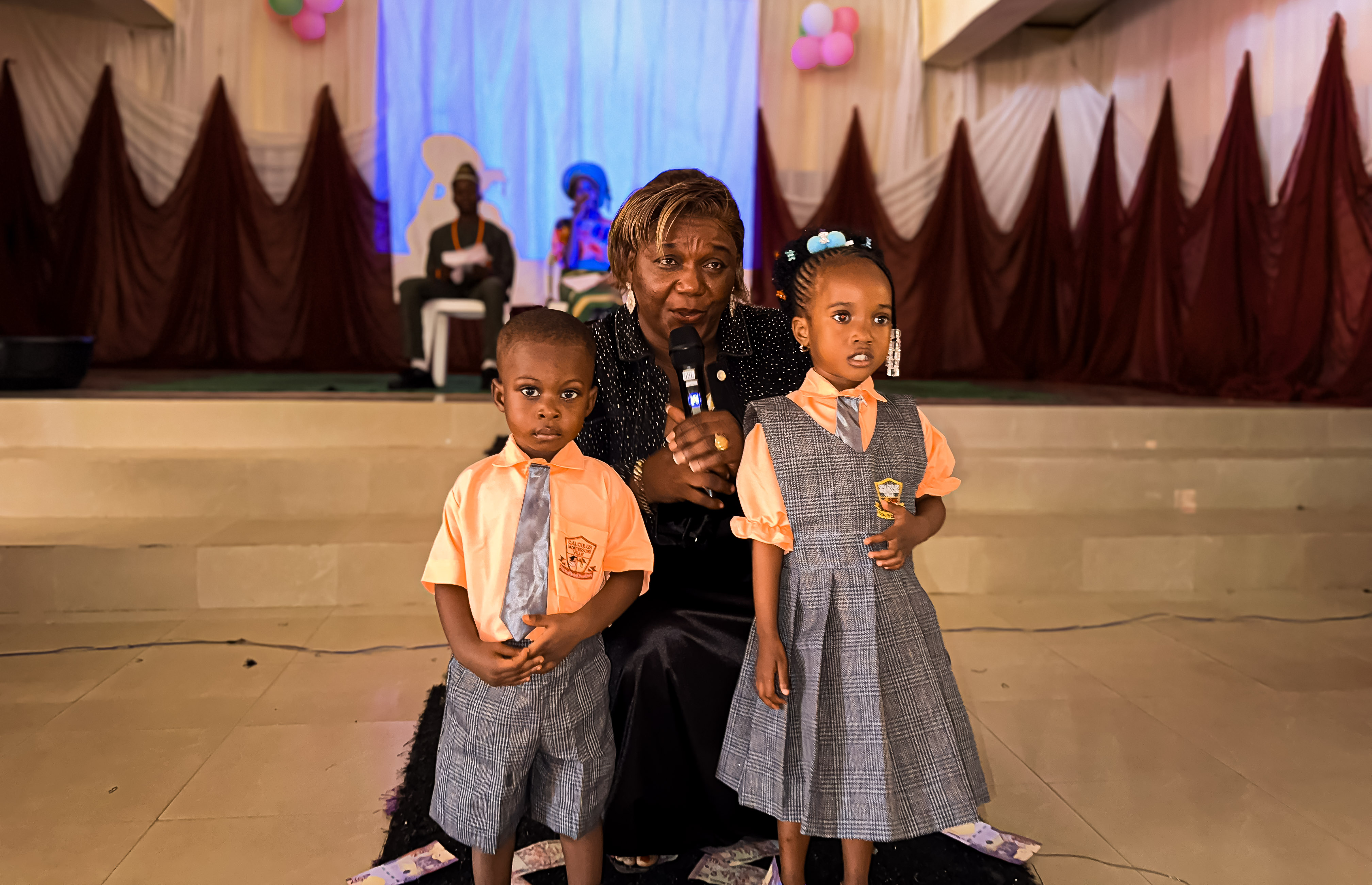 Montessori learners in uniform